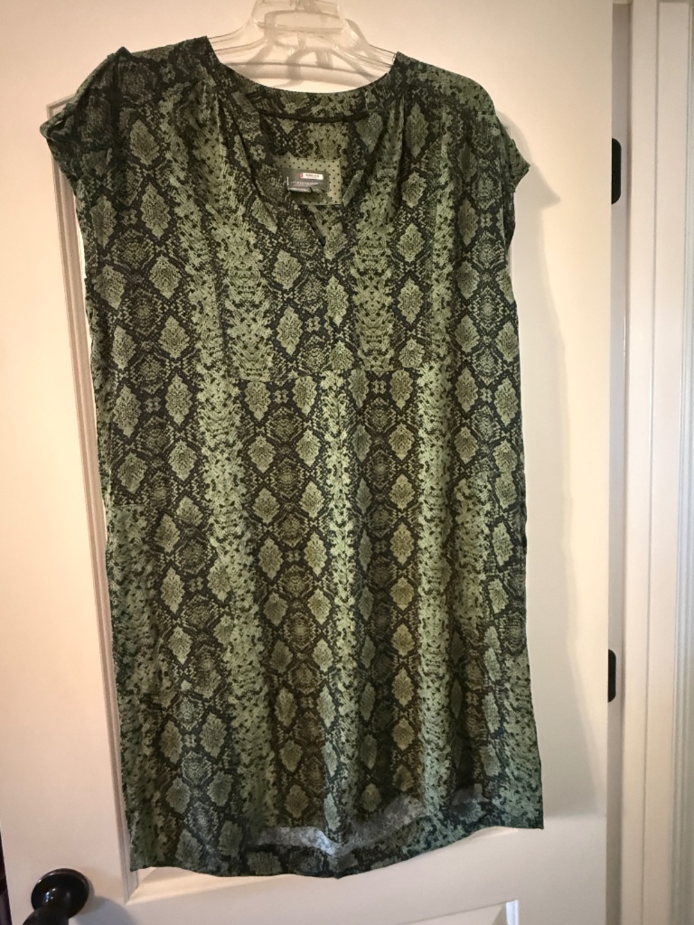 Anthropologie Green Skinskin dress size SMALL